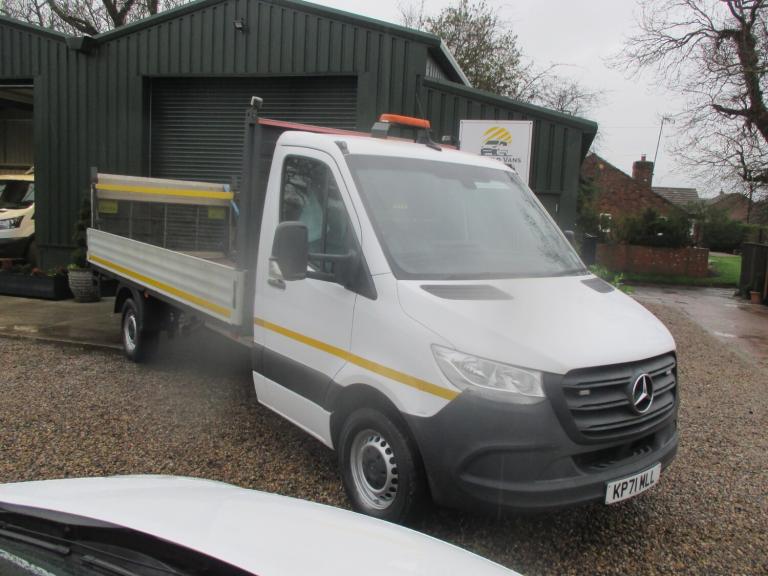2021 Mercedes-Benz Sprinter 315 CDI L3 3.5t Progressive DROPSIDE WITH TAIL LIFT NO VAT Dropside D...