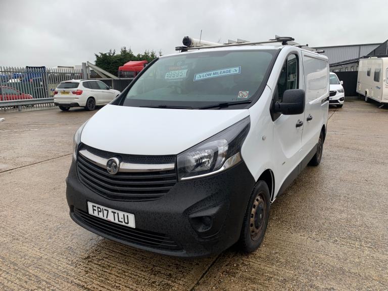 2017 VAUXHALL VIVARO 2900 1.6CDTI 95PS ecoFLEX L1H1 SWB PANEL VAN EX BT FLEET 