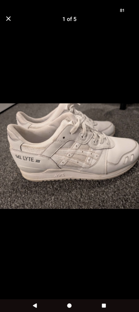 Asics gel lyte 4 size 9 