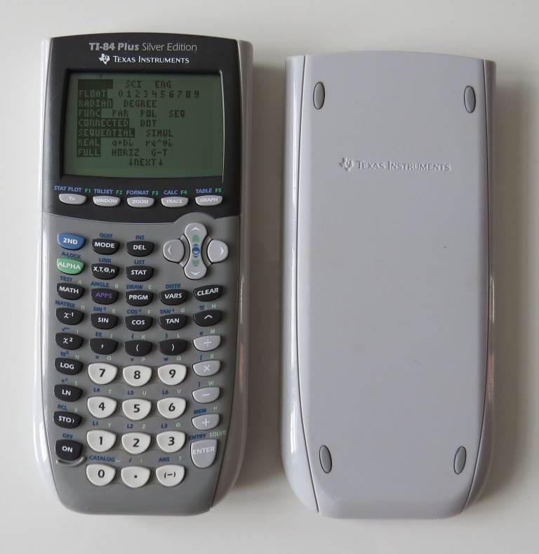 Texas Instruments TI-84 Plus Silver Edition Graphing Calculator Tested & Working