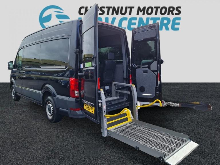 Automatic VW Crafter WAV Wheelchair Access MWB HiRoof Camper Day Van 2025 No VAT