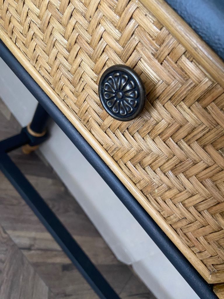 Stunning Vintage Mango Wood Console Table 