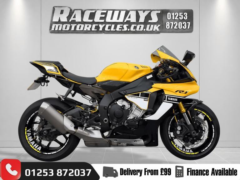 2016 YAMAHA YZF-R1 60TH ANNIVERSARY YELLOW, JUST 3 OWNERS FROM NEW 22,910MILES