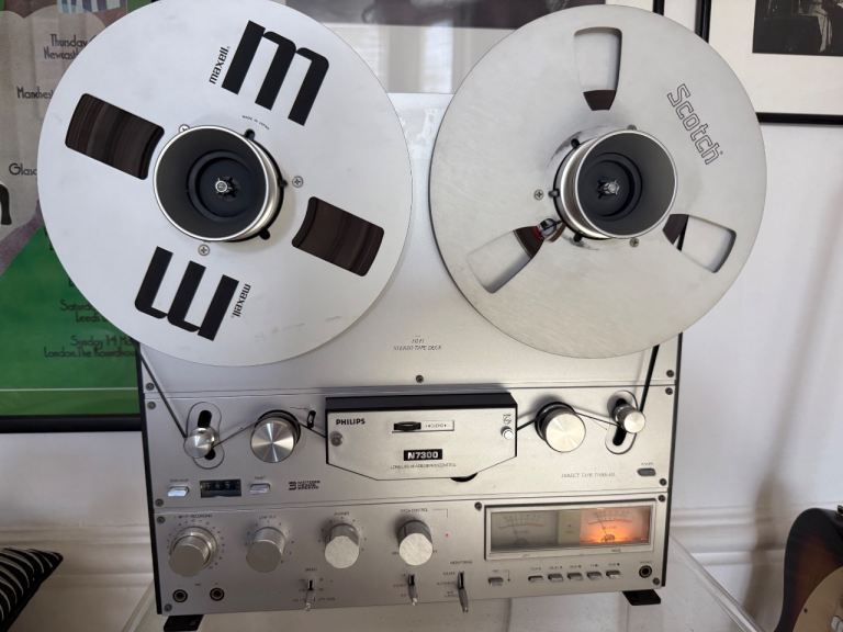Philips N7300 reel 2 reel tape player  Working Order