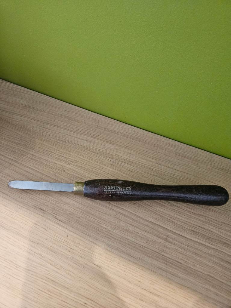 Axminster 1/2 round nose scraper chisel wood turning lathe Jet woodturning 