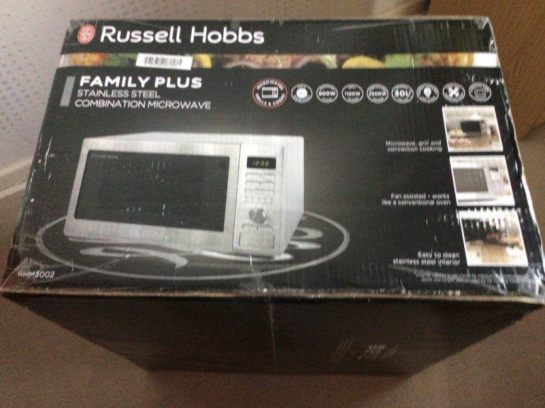 BRAND NEW IN SEALED BOX-COMBINATION MICROWAVE- FAMILY SIZED. MICROWAVE/CONVECTION/GRILL