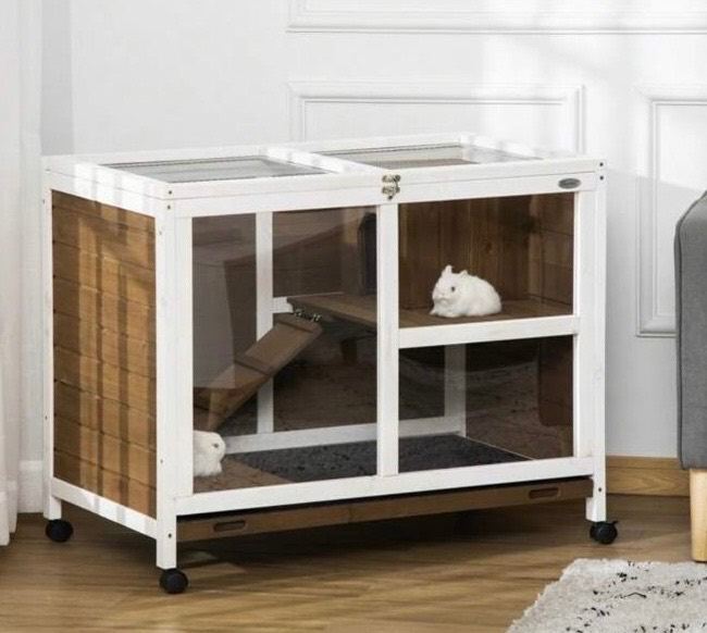 Rabbit indoor hutch Pawhut