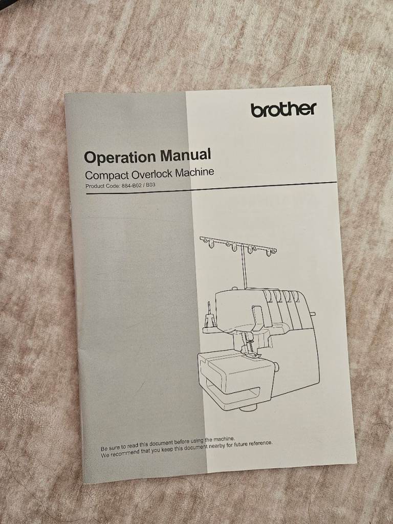 Brother 734Ds Overlock Machine - Fantastic Condition, Practically New