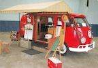 Framed Or Un-Framed Magazine ORIGINAL Featuring VW/Volkswagen Camper Red & White Yellow Stripped