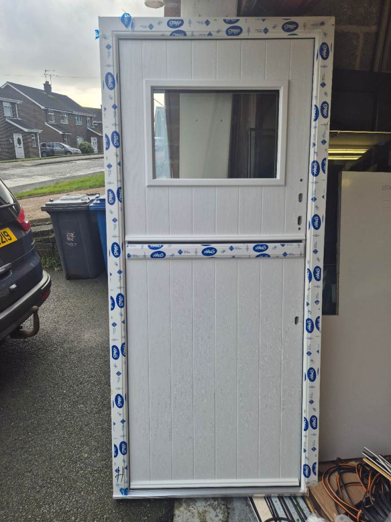 White composite stable door