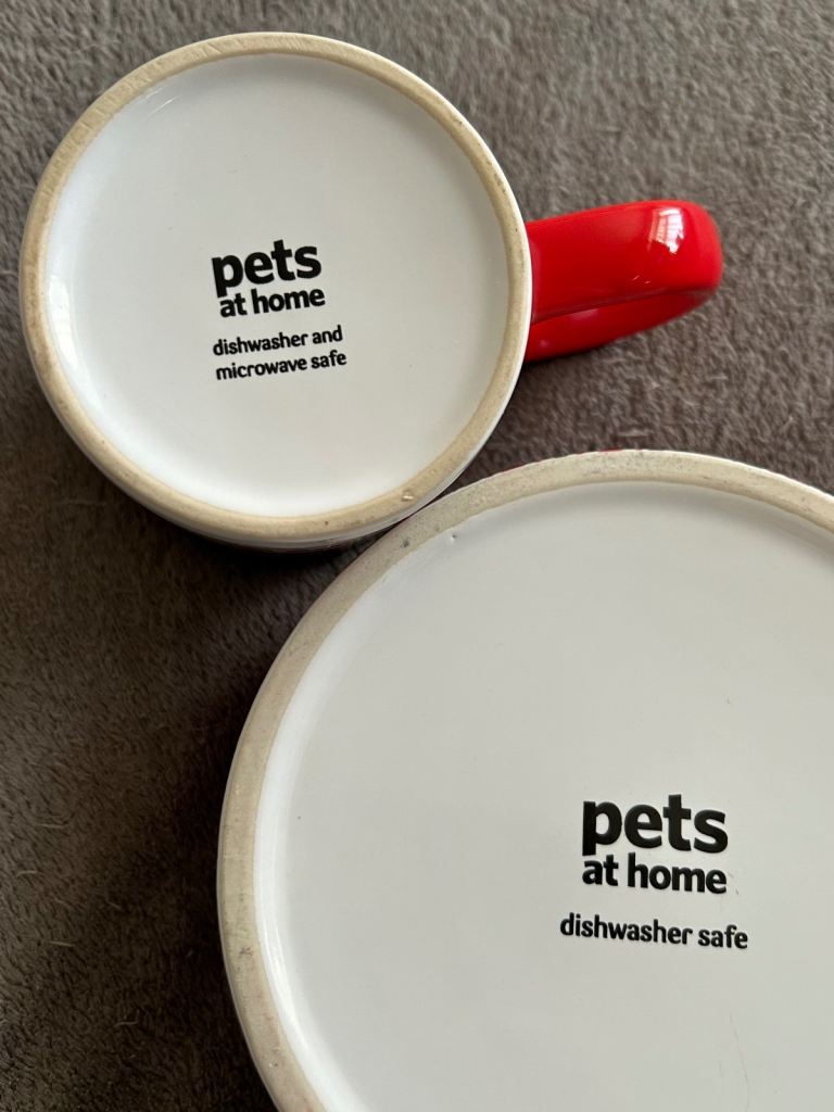 Pets at Home Christmas Dog Bowl and Mug Set
