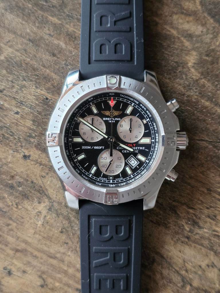 Sold now* Breitling Colt 44 genuine mint condition 100% genuine
