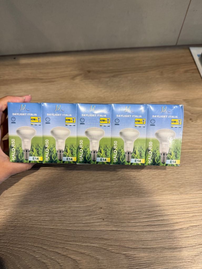 New Daylight Italia Halo R50 E14 Light Bulbs (10 Pack)
