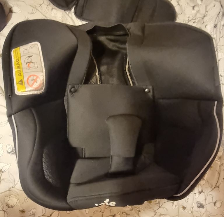 Joie spare car seat cover and inserts for baby