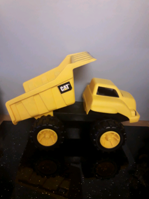 Large Yellow Tipper Truck