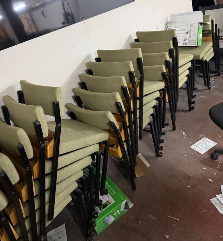 14 Upholstered Dining / Restaurant Chairs – £300 ONO