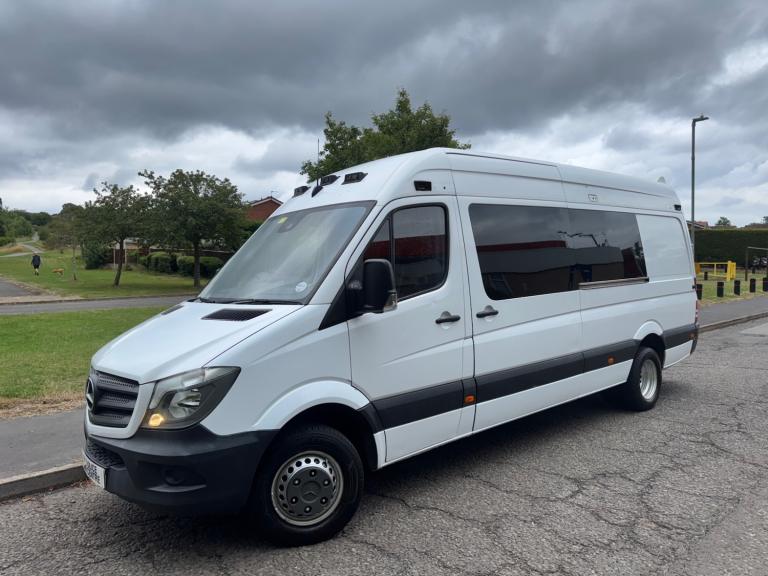 2016 66 MERCEDES SPRINTER 2.1 CDI 163 516 CREW VAN LWB HIGH ROOF WHITE EX POLICE