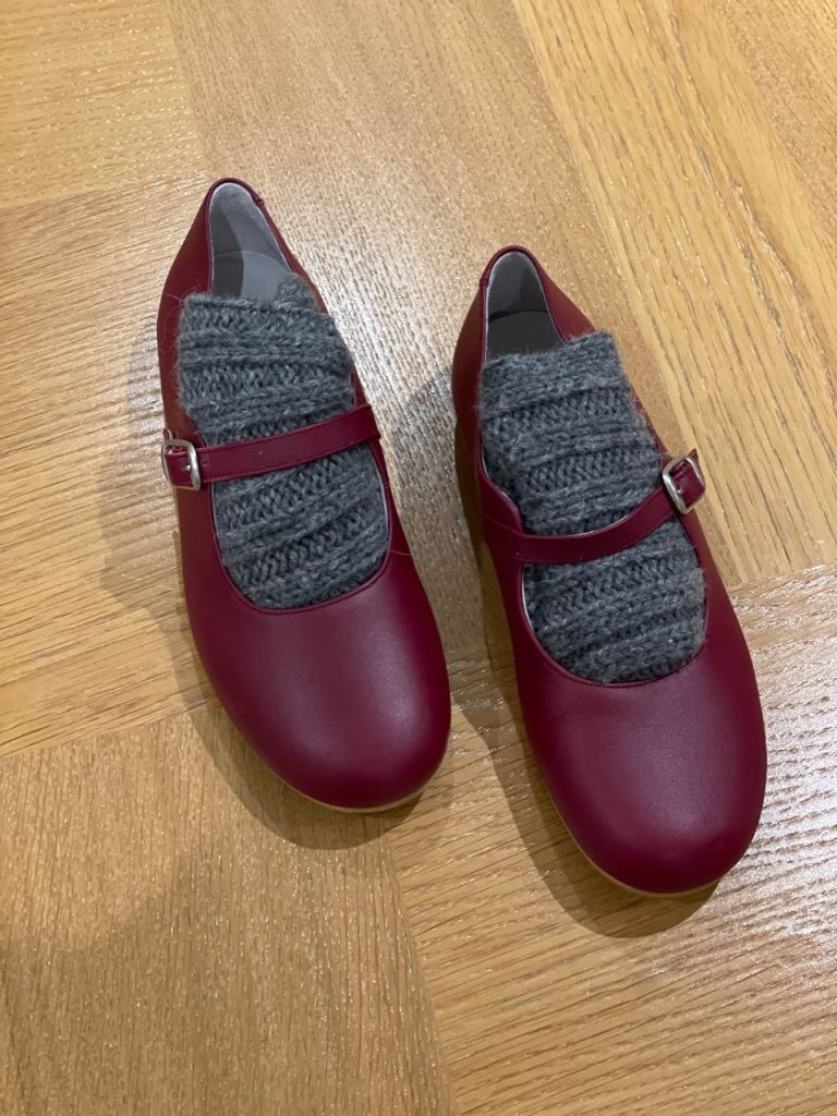 La coqueta burgundy shoes, size EU34, hardly used