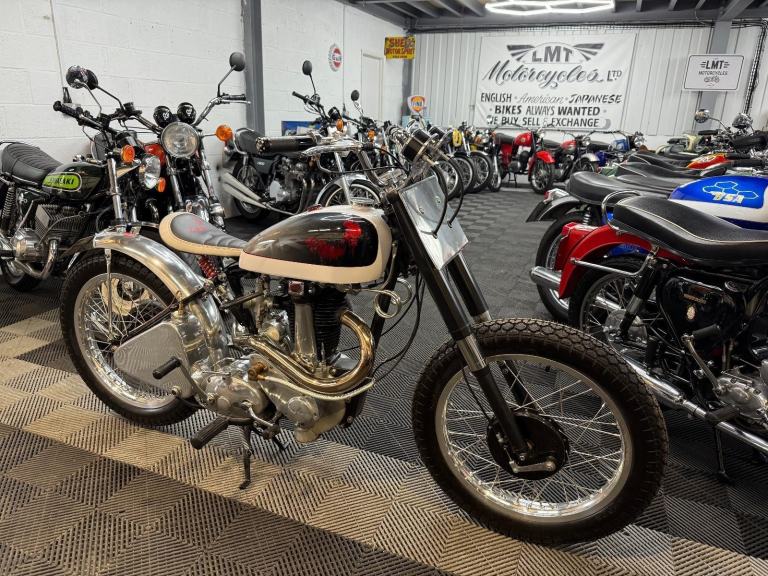 1948 BSA 499cc B33 'Big Red bobber ’ high quality build, outstanding 