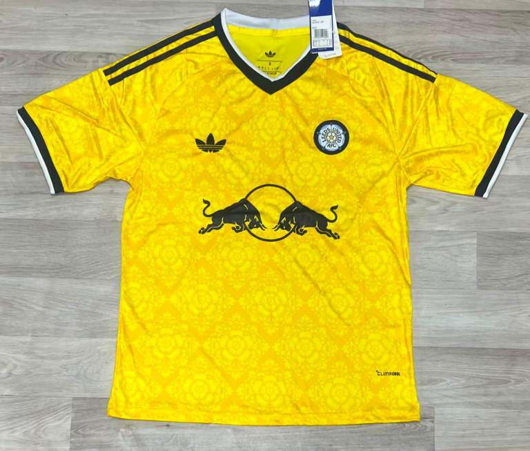 Leeds United AFC x Adidas x Red Bull Yellow Jersey | Football Kit | S to XXL | £35