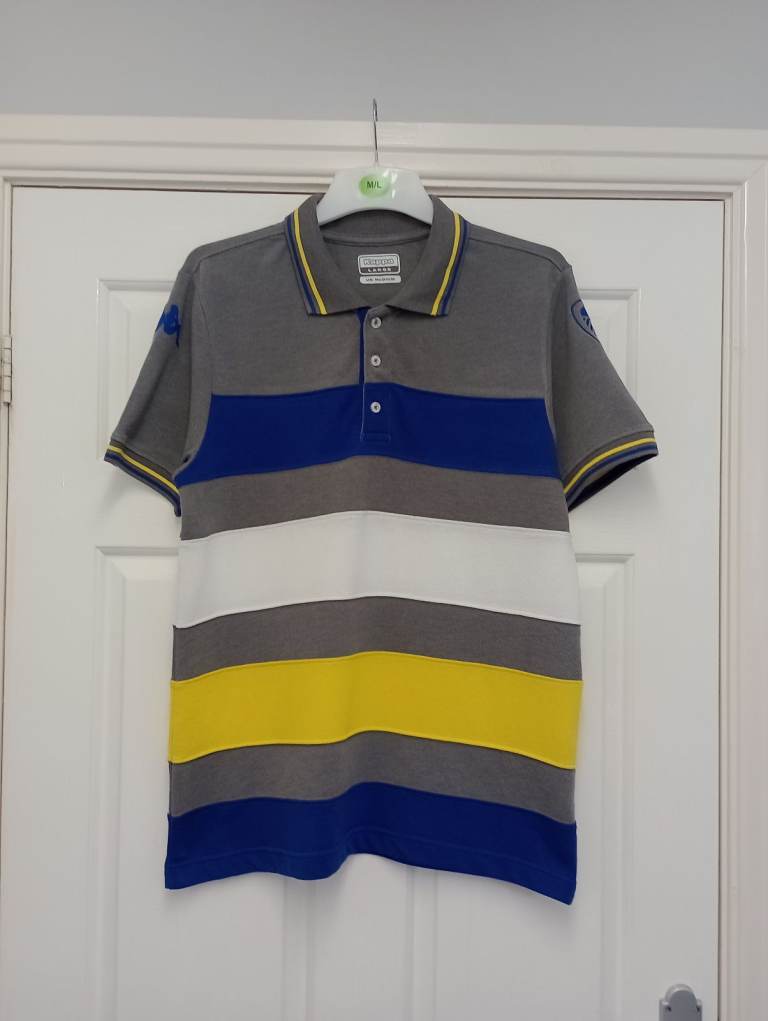 LEEDS UNITED KAPPA POLO SHIRT SIZE M (NEW)
