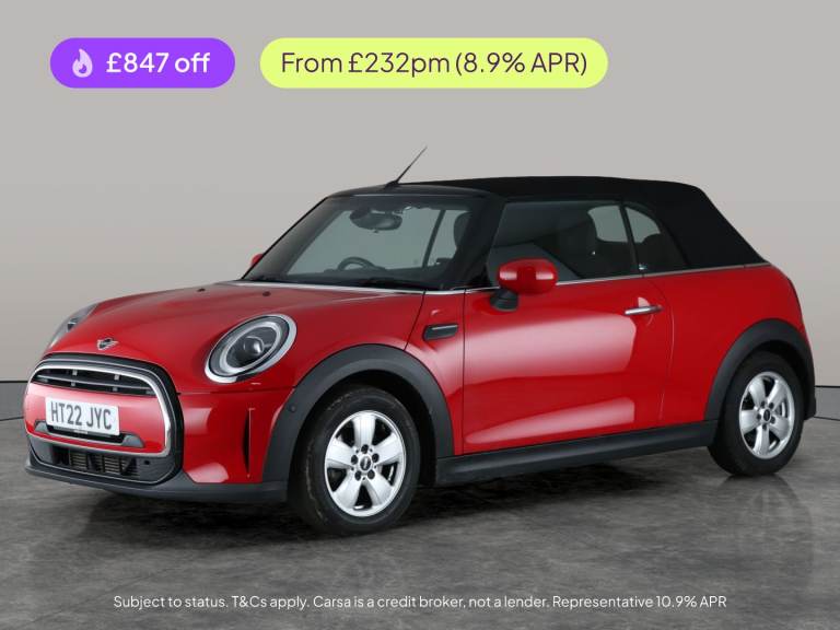 2022 MINI Convertible 1.5 Cooper Classic 2dr Auto [Comfort/Nav Pack] - CARPLAY - LED - COMFORT AC...