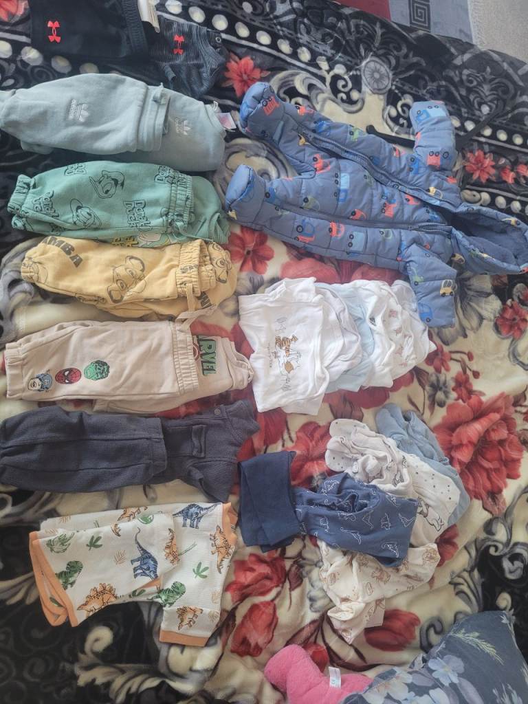 Baby Clothes Bundle – Adidas & Under Armour, Various Sizes
