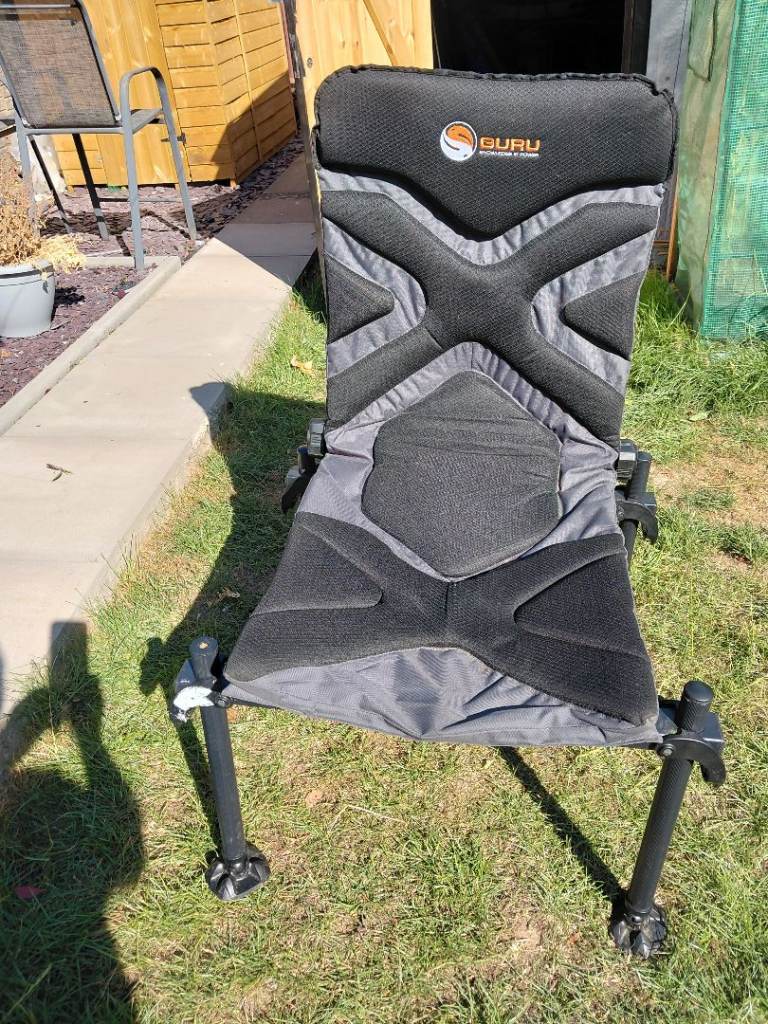Guru Fishing Seat – Grey, Adjustable Legs, Good nick
