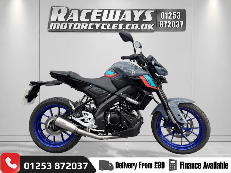 YAMAHA MT-[Phone number removed]REG 14,728 MILES GREY USED MOTORCYCLE 125CC