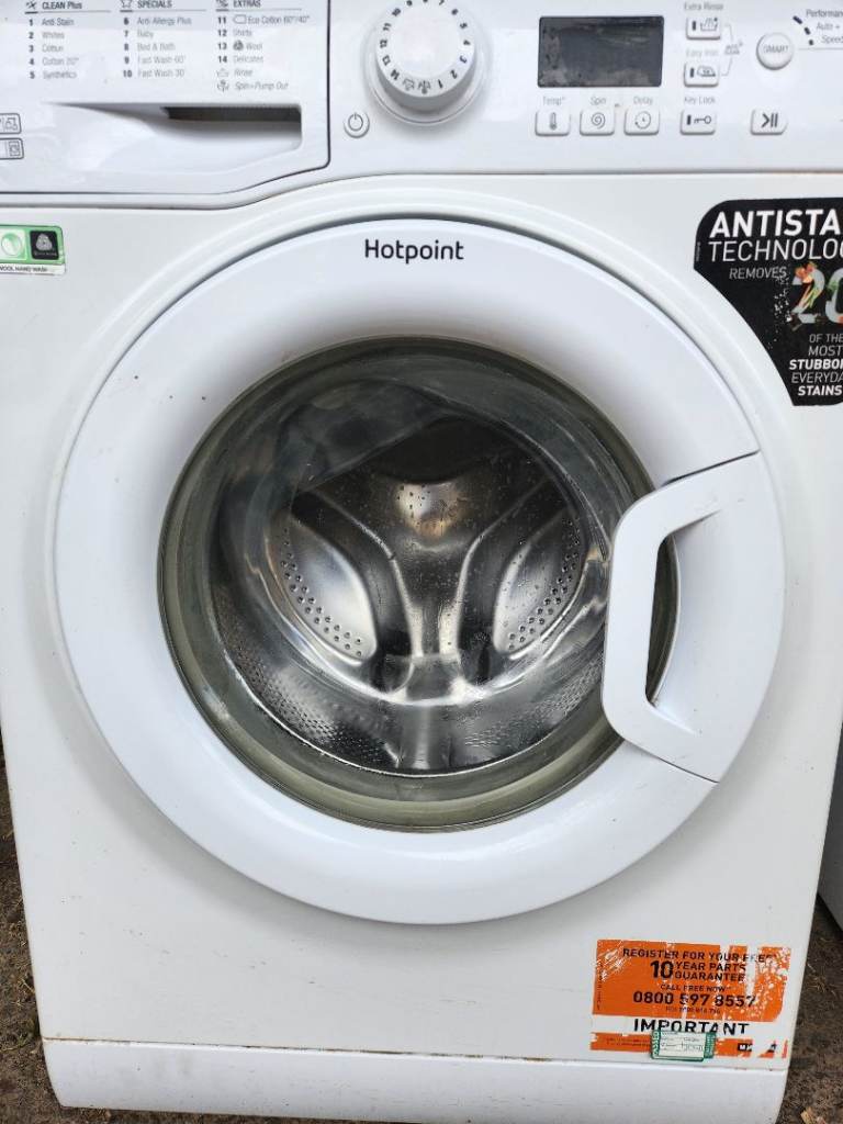 Hotpoint WMF741 Washing Machine 7kg - White, Good Condition