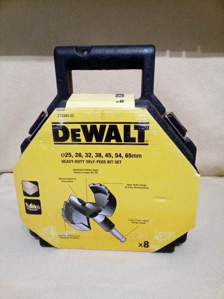 Dewalt forstner drill set