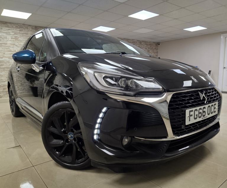 DS AUTOMOBILES DS 3 1.6 BlueHDi Prestige Black Manual WARRANTY 12 MONTHS MOT