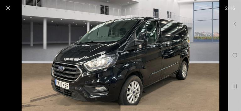 2020 Ford Transit Custom 2.0 EcoBlue 130ps Low Roof Limited Van PANEL VAN DIESEL Manual