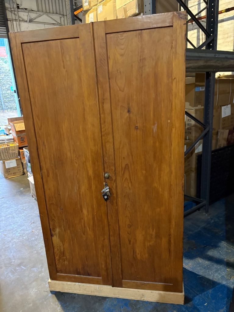 image for Victorian pine wardrobe vgc free local delivery 
