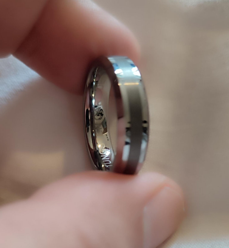 Tungsten Carbide Mens Ring
