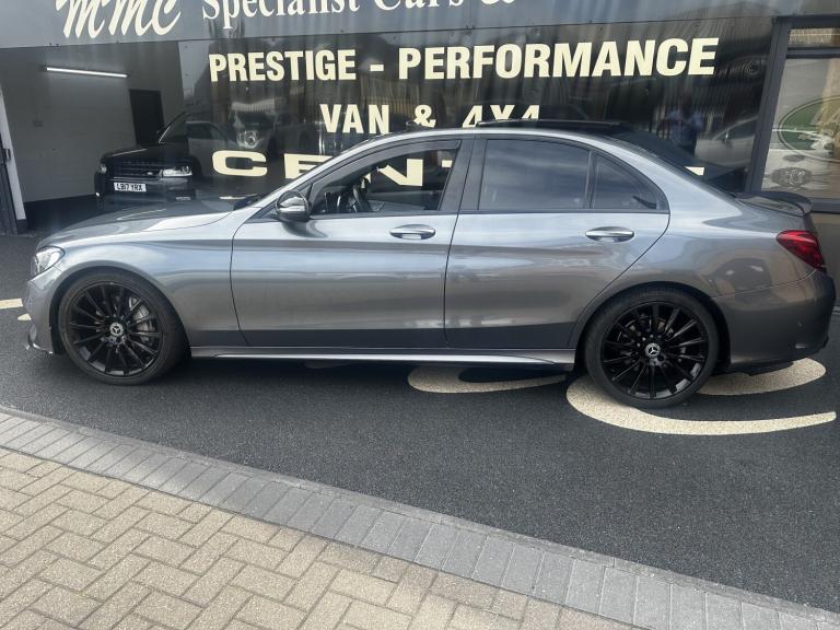 MERCEDES-BENZ C CLASS 2.1 C300dh AMG Line Grey Auto Diesel Hybrid 2017