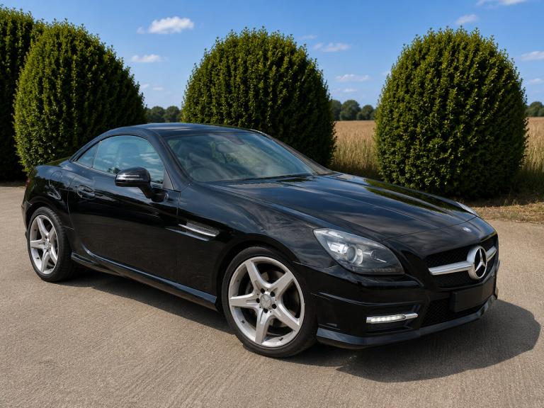 2013 13 MERCEDES BENZ SLK250 CDI AMG SPORT CONVERTIBLE BLACK AUTOMATIC
