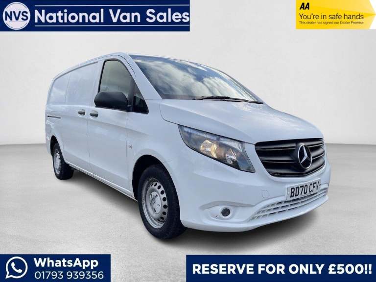 2020 Mercedes-Benz Vito 1.7 110 CDI Progressive FWD L2 Euro 6 (s/s) 5dr (LWB) PANEL VAN Diesel Ma...