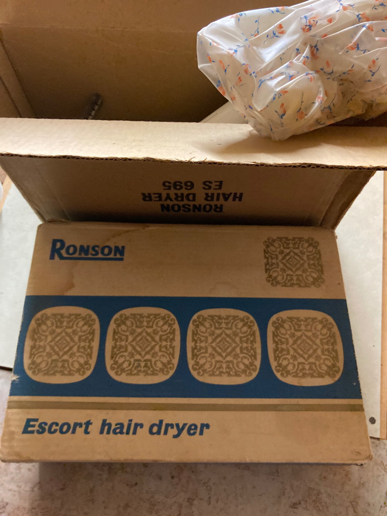  Vintage Ronson Escort Hairdryer
