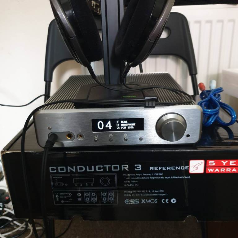 Burson Conductor C3 Reference Headphone Amplifier/DAC/PREAMP with V7 Dual CLASSIC OPA!