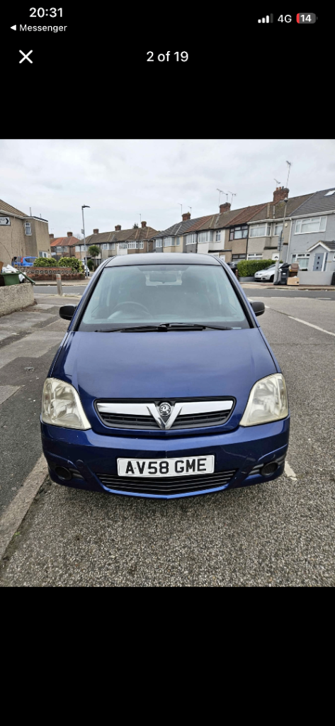 Vauxhall, MERIVA, MPV, 2008, Manual, 1364 (cc), 5 doors