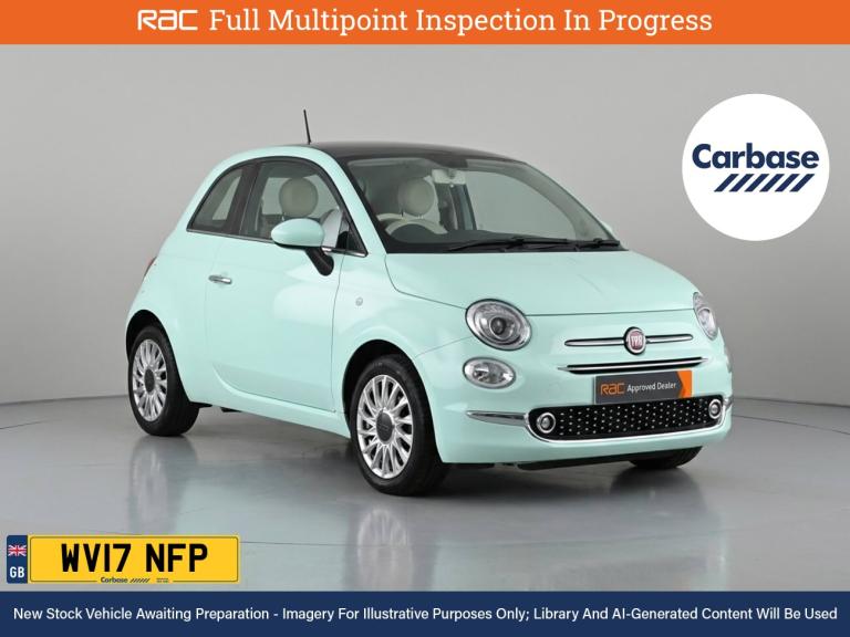 2017 Fiat 500 1.2 Lounge Hatchback 3dr Petrol Manual Euro 6 (s/s) (69 bhp) Hatchback PETROL Manual