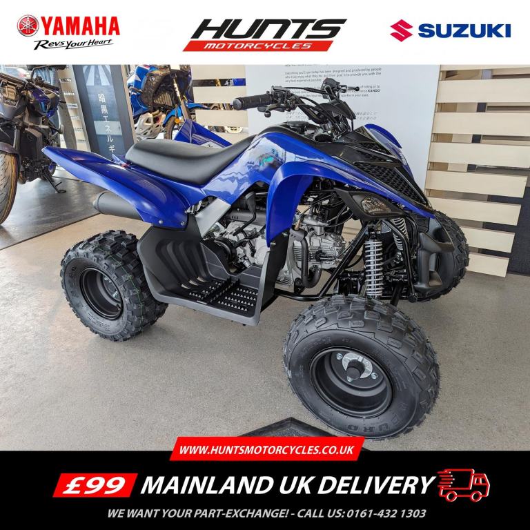 NEW Yamaha YFM110R Junior Quad. Racing Blue. £3,600 (No Added Fees!)