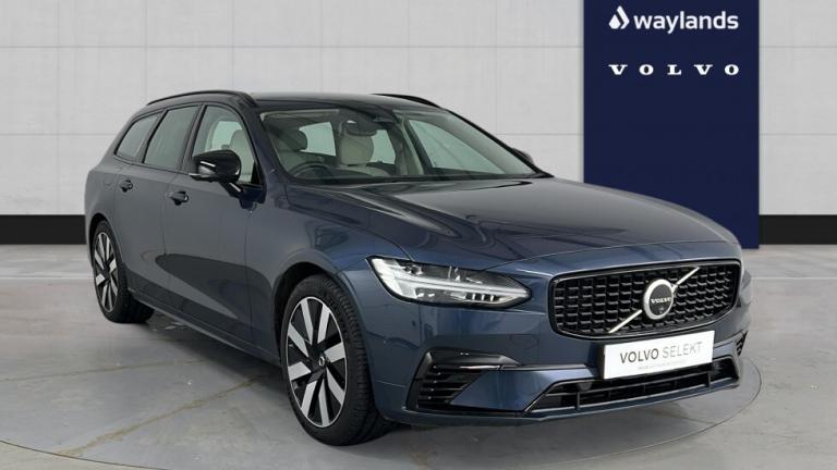 2025 Volvo V90 Plus, T6 AWD Plug-in hybrid, Electric/Petrol, Dark Estate Petrol Parallel PHEV Aut...