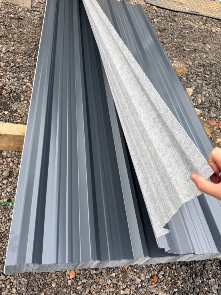 Brand new - non drip - anti condensation box profile roof sheets corrugated 