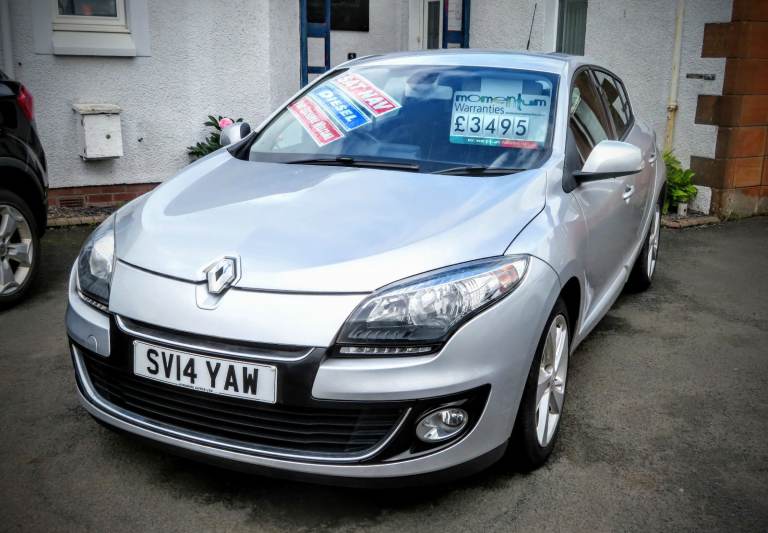 14/14 Renault Megane Dynamique Tom Tom Energy 1.5DCi 5dr.**£20 Road Tax, 12m MOT, FSH**