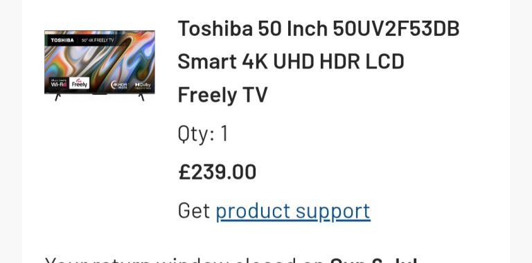 50inch tv good working order