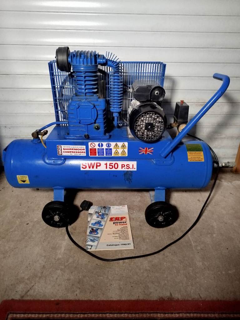 Mobile Compressor and trolley sandblaster 
