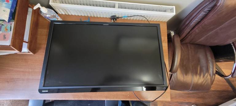 Free Toshiba Flat Screen TV with Built-in DVD Player