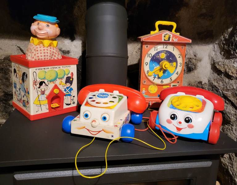 Vintage Fisher Price Toys - Jack in the box and more...